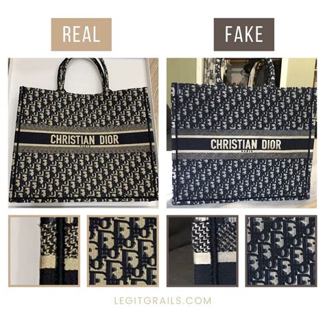 dior book tote fake vs real|Dior Book Tote detector.